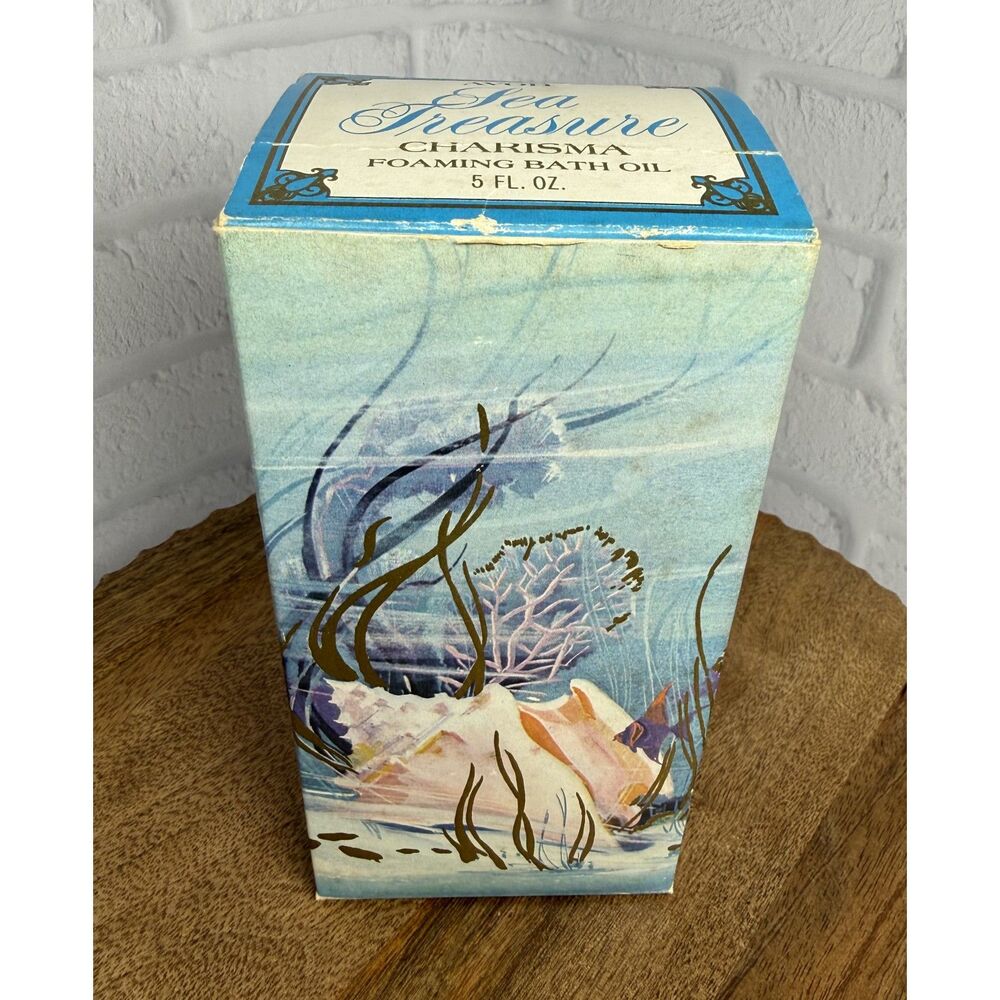 NEW Vintage Avon Sea Treasure Charisma Foaming Bath Oil 5fl. oz. - Picture 4 of 11